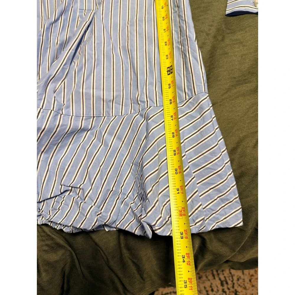 Quince 100% Organic Cotton Poplin Drop Waist Shirt Dress Womens Small - Picture 11 of 11